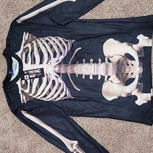 Mens skeleton long sleeved